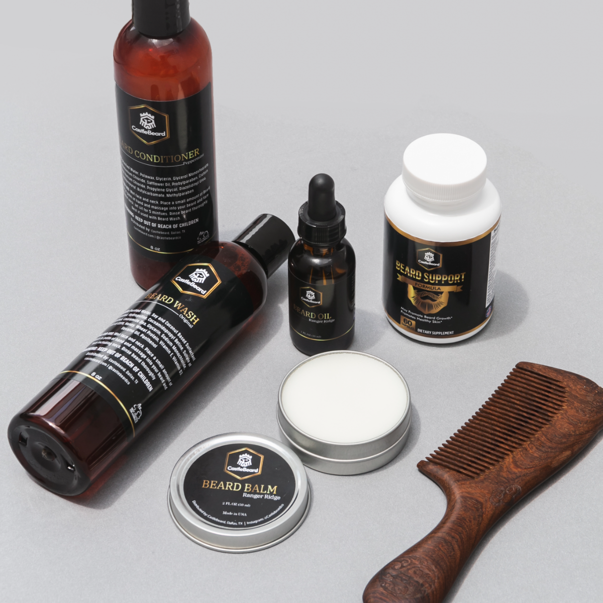 Kit Completo per la Cura della Barba
