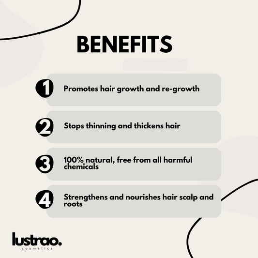 Olio per la Ricrescita dei Capelli - Lustrao