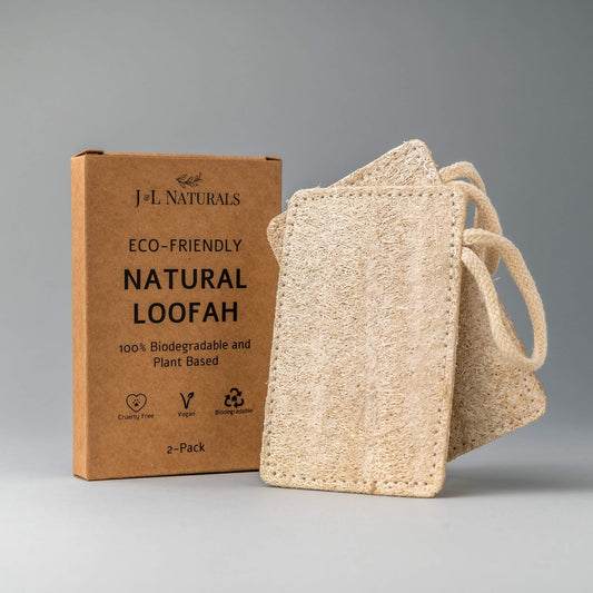 Set da 2 Spugne Naturali di Luffa